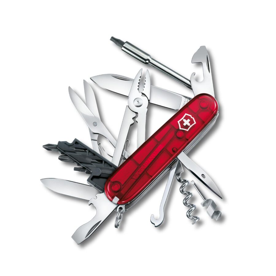 Victorinox CYBERTOOL M ROJA TRANSPARENTE – SKU 1.7725.T