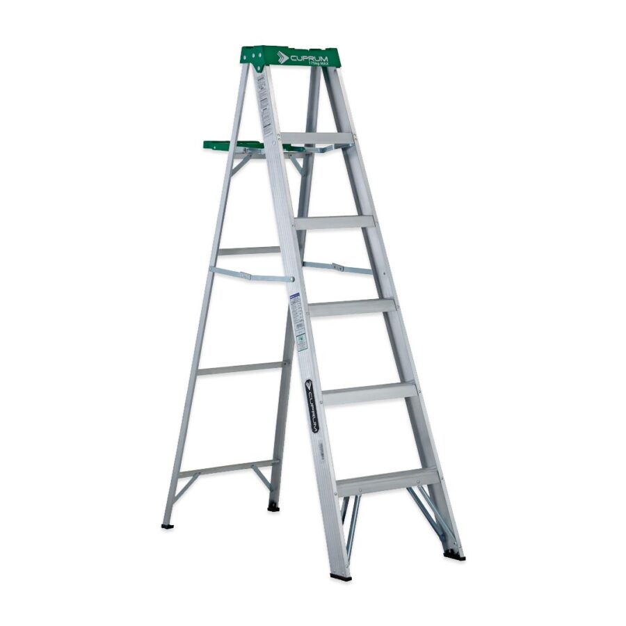 CUPRUM ESCALERA TIJERA 385LB 6' ALUMINIO IMAN – SKU C-2213-06