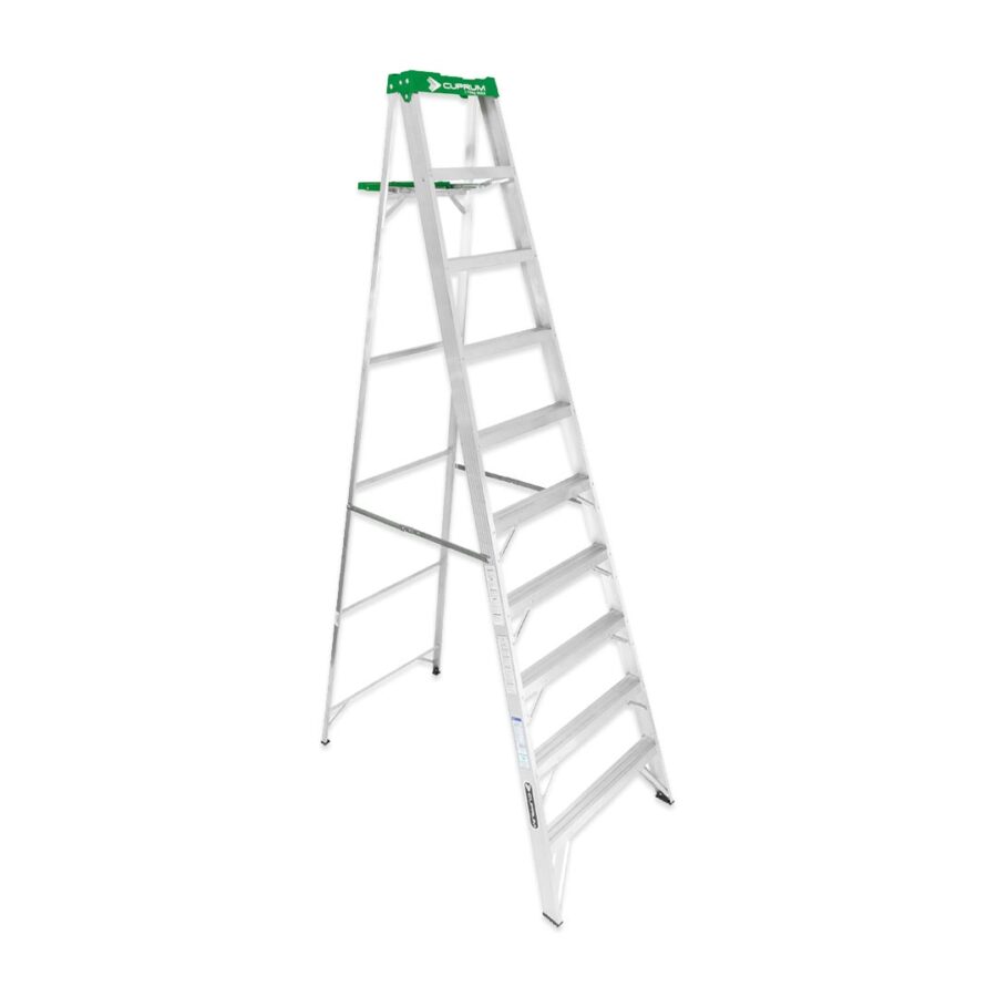 CUPRUM ESCALERA TIJERA 385LB 10' ALUMINIO IMAN – SKU C-2213-10