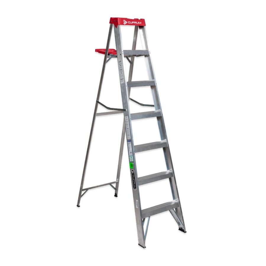 CUPRUM ESCALERA TIJERA 330LB 7' ALUMINIO – SKU C-2312-07N